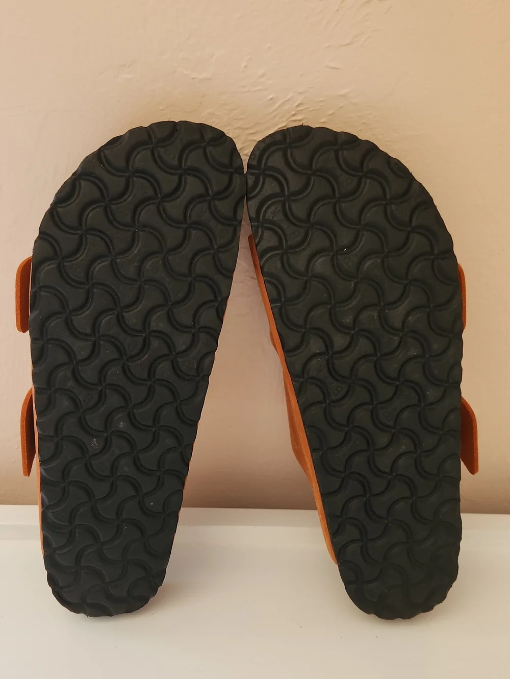 Birkenstock Arizona Big BuckleNatural Leather Oiled Burnt Orange Size 41